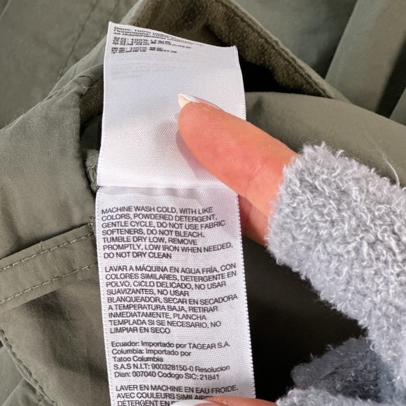 Marmot Womens Cargo Hiking Shorts Olive Nylon Size 14 - Picture 7 of 13